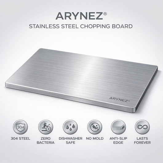 ARYNEZ® STAINLESS STEAL CHOPPING BOARD