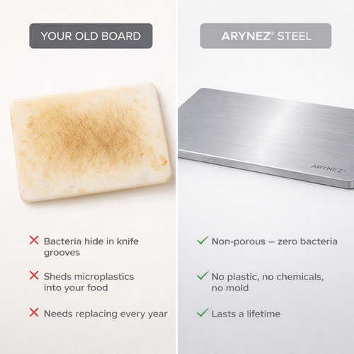 ARYNEZ® STAINLESS STEAL CHOPPING BOARD