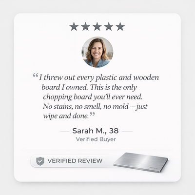 ARYNEZ® STAINLESS STEAL CHOPPING BOARD