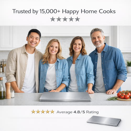 ARYNEZ® STAINLESS STEAL CHOPPING BOARD